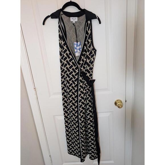 Diane von Furstenberg x Target Knit Women's Wrap Midi Dress - New Small - Picture 2 of 6